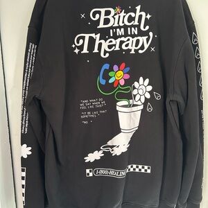 Apt-3C Apparell - Limited Edition “B$tch I’m in Therapy” Crewneck Sweatshirt